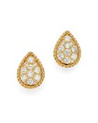 Bloomingdale's Cluster Diamond Earrings In 14k Yellow Gold, 0.50 Ct. T.w. - 100% Exclusive