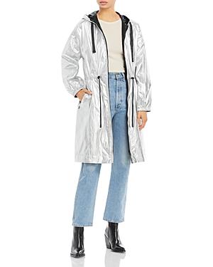 Dualist Maxima Hooded Reversible Metallic Coat