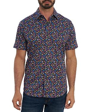 Robert Graham Spin Me Round Classic Fit Short Sleeve Shirt