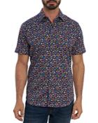 Robert Graham Spin Me Round Classic Fit Short Sleeve Shirt