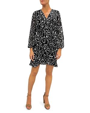 Sam Edelman Floral Ruched Wrap Dress