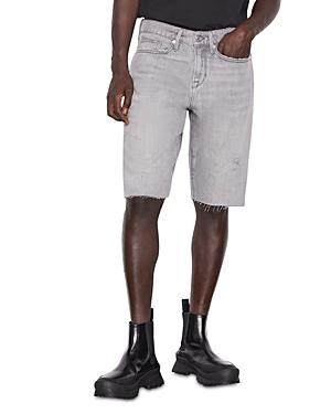 Frame L'homme Gray Denim Cut Off Shorts