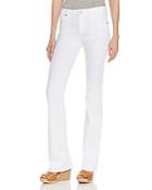 7 For All Mankind Layer Bootcut Jeans In White