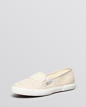 Superga Slip On Flat Sneakers - 2210 Linen