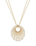 Harakh Colorless Diamond Statement Pendant Necklace In 18k Yellow Gold, 2.0 Ct. T.w.