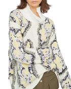 3.1 Phillip Lim Fil Coupe Abstract Daisy Sweater