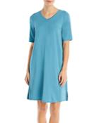 Eileen Fisher V-neck T-shirt Dress - 100% Exclusive