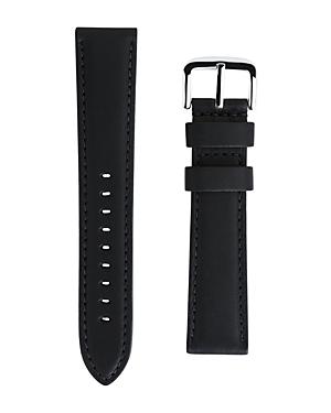 Shinola Interchangeable Black Latigo Leather Watch Strap, 24mm