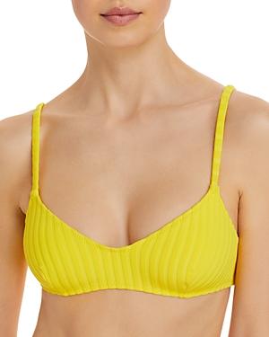 Solid & Striped Rachel Ribbed Bikini Top