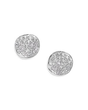 Ippolita Sterling Silver Stardust Diamond Mini Flower Stud Earrings