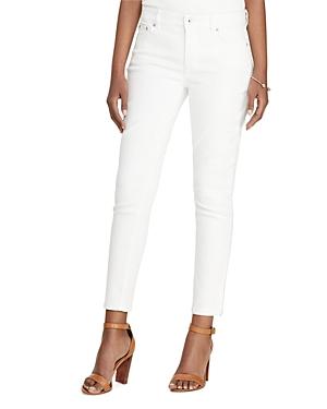 Lauren Ralph Lauren Petites Skinny Ankle Jeans In White