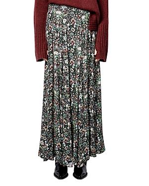 Zadig & Voltaire Joyo Kaleidoscope Print Maxi Skirt