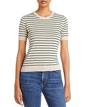 Weekend Max Mara Striped Short Sleeve Sweater
