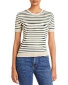 Weekend Max Mara Striped Short Sleeve Sweater