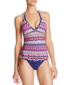 Profile By Gottex Tequila Halter Tankini Top