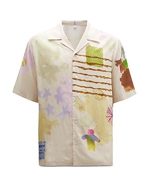 Mcq Ramble Print Button Front Shirt