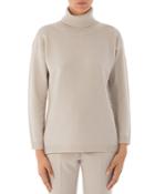 Peserico Virgin Wool, Silk & Cashmere Turtleneck Sweater