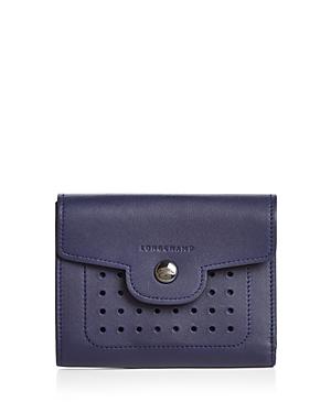 Longchamp Mademoiselle Mini Trifold Leather Wallet