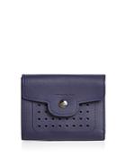 Longchamp Mademoiselle Mini Trifold Leather Wallet