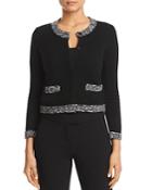 C By Bloomingdale's Marled-trim Cashmere Cardigan - 100% Exclusive