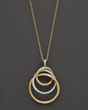 Marco Bicego 18k Yellow Gold Jaipur Link Diamond Pendant Necklace, 16.5