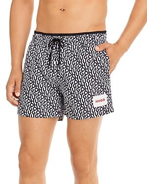Hugo Jago Logo Print Swim Shorts