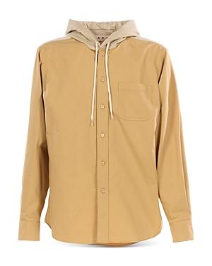 Marni Contrast Hood Regular Fit Button Down Shirt