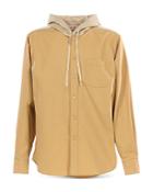 Marni Contrast Hood Regular Fit Button Down Shirt