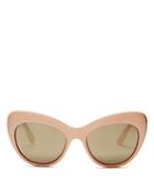 Dolce & Gabbana Mirrored Cat Eye Sunglasses, 52mm