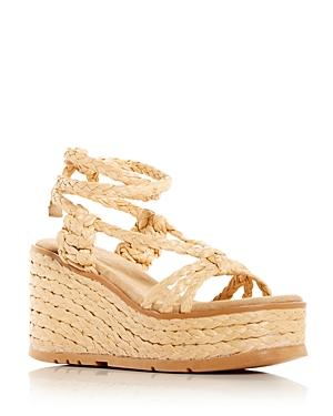 Schutz Women's Geissa Platform Wedge Espadrille Sandals