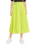 Ted Baker Pleated Button Front Midi Skirt