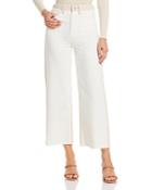 Aqua Color Block Wide Leg Jeans In White - 100% Exclusive