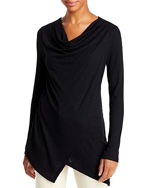 Mark New York Performance Ribbed Draped Tunic