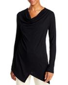 Mark New York Performance Ribbed Draped Tunic
