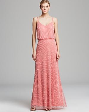Adrianna Papell Gown - Beaded Blouson