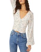 Free People New Final Rose Top