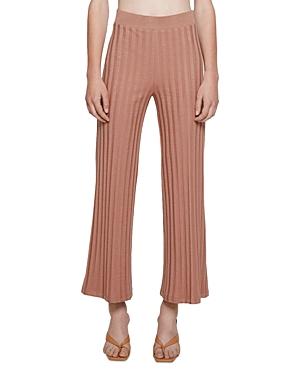 Jonathan Simkhai Celia Ribbed Wide Leg Pants