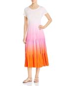 Design History Dip-dyed Tiered Maxi Dress
