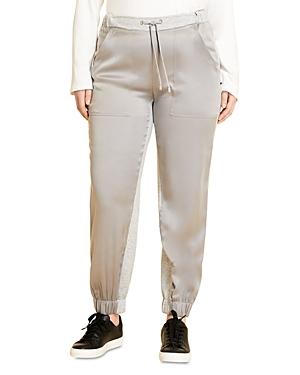 Marina Rinaldi Occupato Occupato Mixed-media Jogger Pants