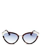 Quay Women's Hearsay Cat Eye Sunglasses, 58mm