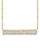 Moon & Meadow Diamond Bar Pendant Necklace In 14k Yellow Gold, 0.40 Ct. T.w. - 100% Exclusive