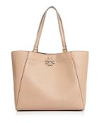 Tory Burch Mcgraw Large Leather Carryall Tote