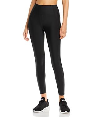 Aqua Athletic Seamed Leggings - 100% Exclusive