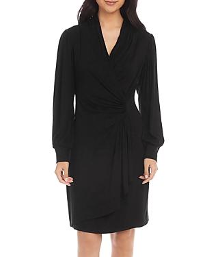 Karen Kane Puff Sleeve Cascade Dress