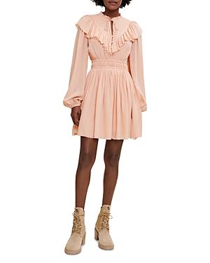 Maje Riava Ruffled Dress