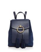 Tory Burch Farrah Leather & Suede Backpack