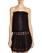 Surf Gypsy Crocheted Strapless Dress Swim Cover Up