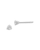 Bloomingdale's Diamond Solitaire Stud Earrings In 14k White Gold, 0.16 Ct. T.w. - 100% Exclusive