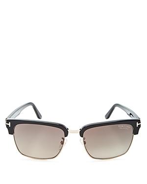 Tom Ford Polarized River Square Sunglasses, 57mm