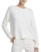 Atm Anthony Thomas Melillo Relaxed Cable Sweater